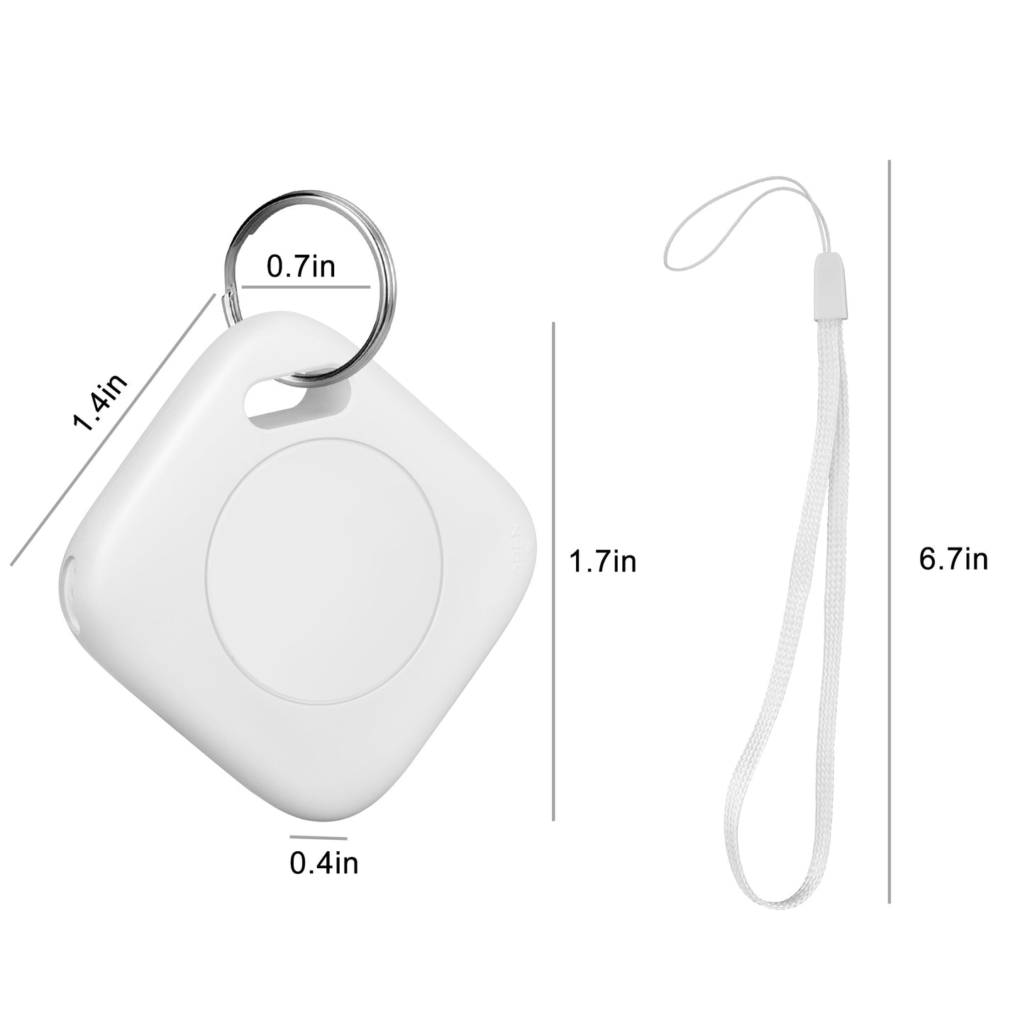 Anti-Loss Bluetooth Tracker - Replaceable Battery and 250 ft Bluetooth Range,Smart Mini GPS Locator Children's Pet Tracker Vehicle Locator