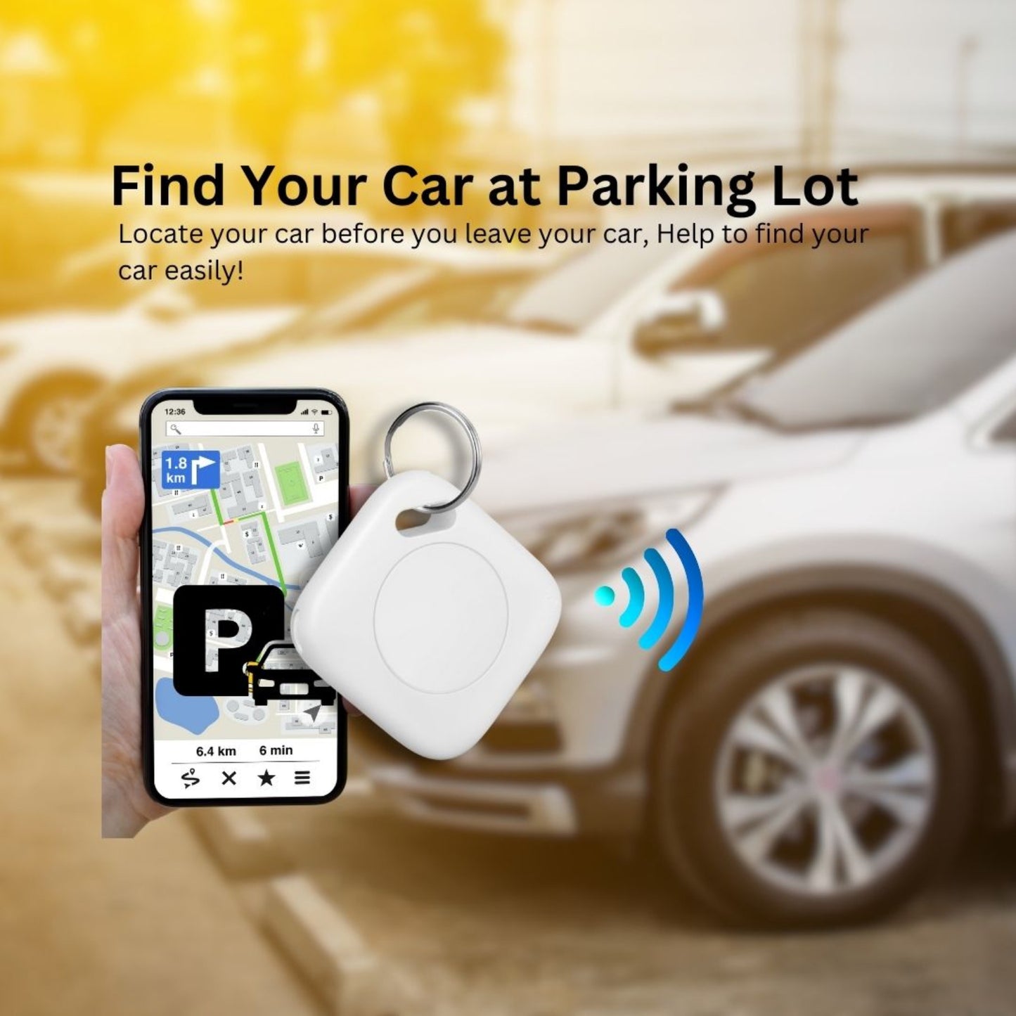Anti-Loss Bluetooth Tracker - Replaceable Battery and 250 ft Bluetooth Range,Smart Mini GPS Locator Children's Pet Tracker Vehicle Locator