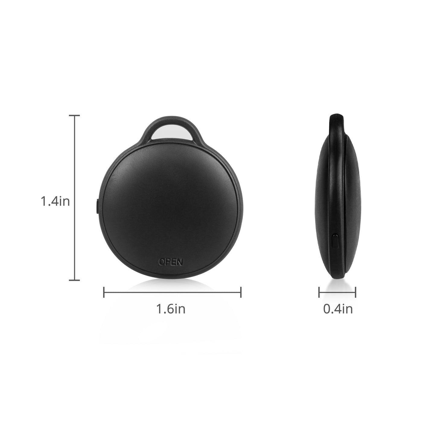 MVTAG Waterproof Bluetooth Tracker and Item Locator - Compatible with iOS Find My App - Replaceable Battery,Ideal for Keys, Bags, and Personal Items