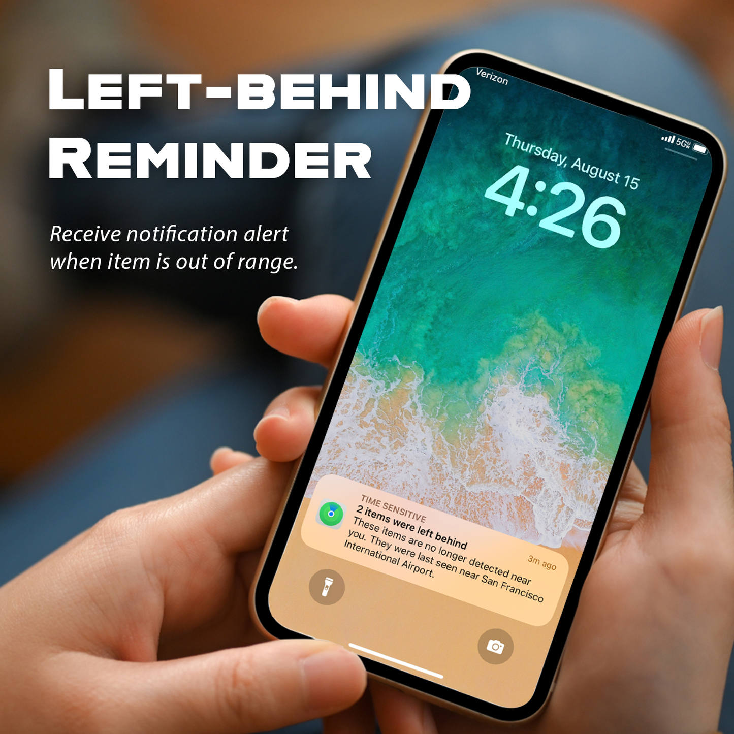Smart Wallet Tracker Card - Ultra-Thin iOS Find My Compatible, Wireless Charging, Credit Card Sized SmartCard Tracker for Wallets and Passports