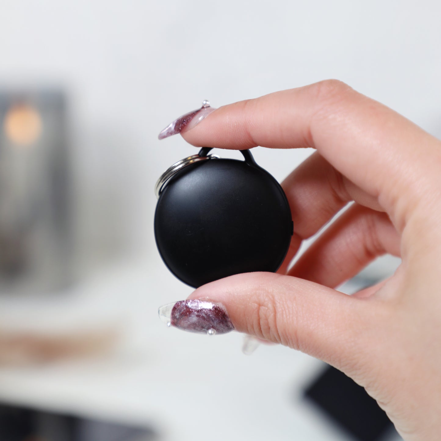 MVTAG Waterproof Bluetooth Tracker and Item Locator - Compatible with iOS Find My App - Replaceable Battery,Ideal for Keys, Bags, and Personal Items